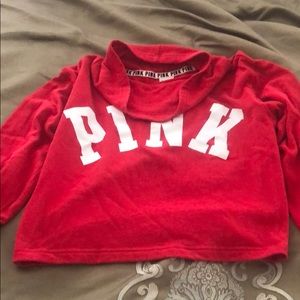 Pink by Victoria secrets crop sweater